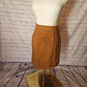 Faux Suede Skirt